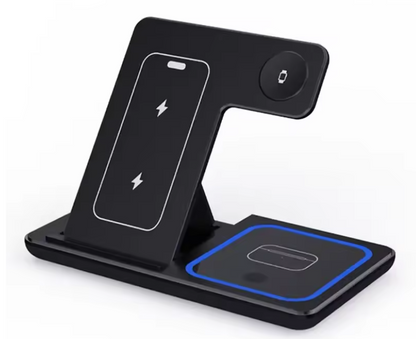 3-in-1 Wireless Charging Station — iPhone, Apple Watch & AirPods
